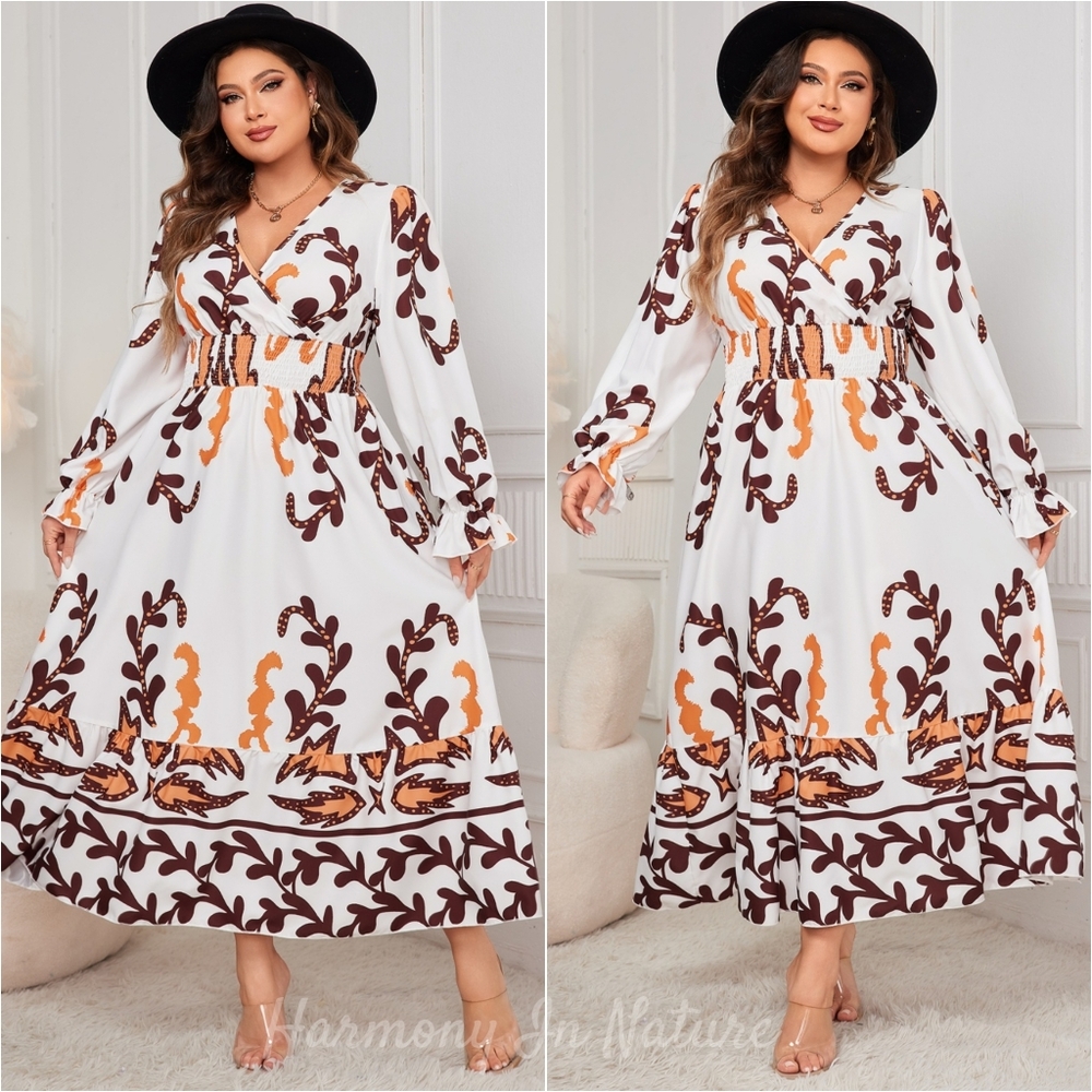Victoria Flounce Maxi Dress
